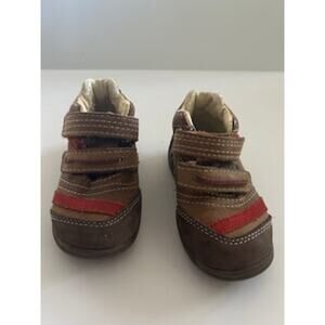 UMI Kids Toddler Baby Challenge High Top Hiking Boots Leather Size 5.5 Brown